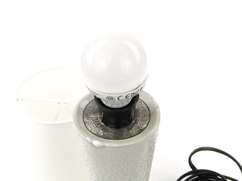 Lampa stołowa New Look, porcelit szary, proj. W. Gołajewska, Polska, lata 60. - 224447