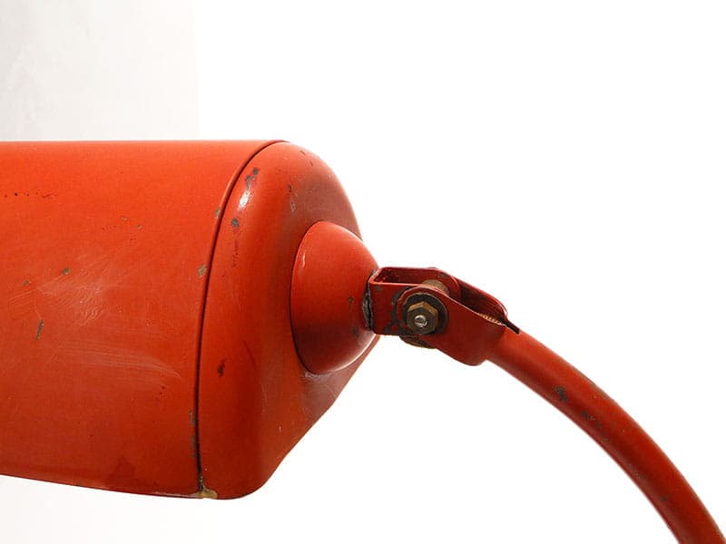 Lampa ścienna Bauhaus, czerwony, stal, Niemcy, lata 20. - 224507