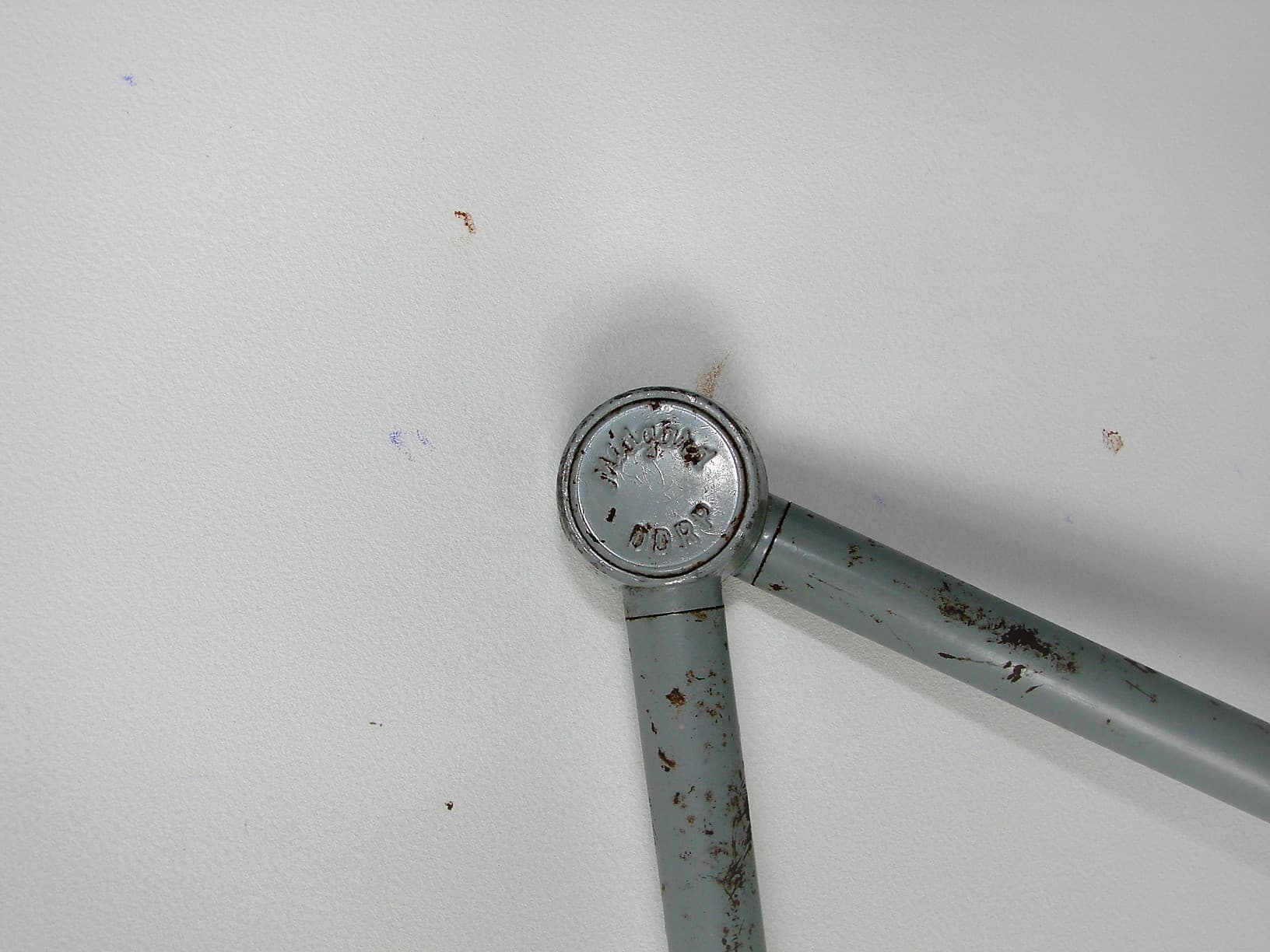 Lampa stołowa Midgard, szary, metal, lata 50. - 224537