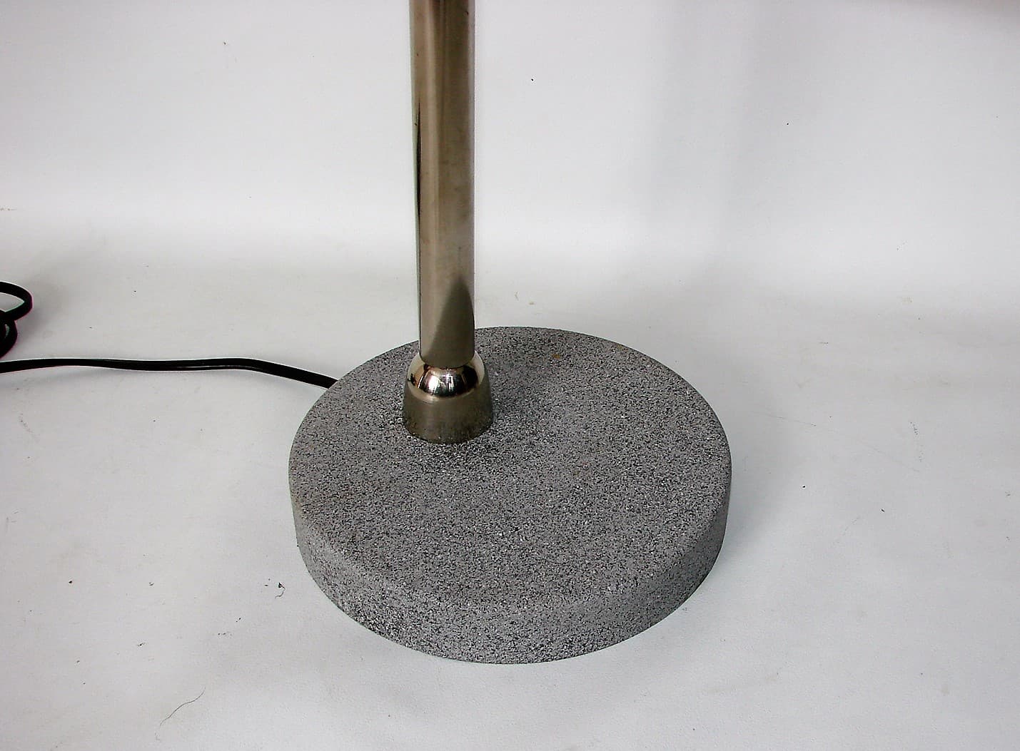 Lampa biurkowa, czarny, metal aluminium, lata 60. - 224558