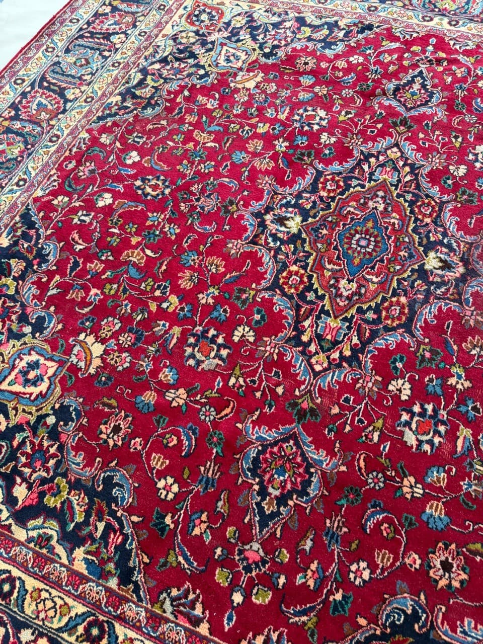 Dywan Mesched 300x300 cm, multikolor, wełna, Iran - 224574