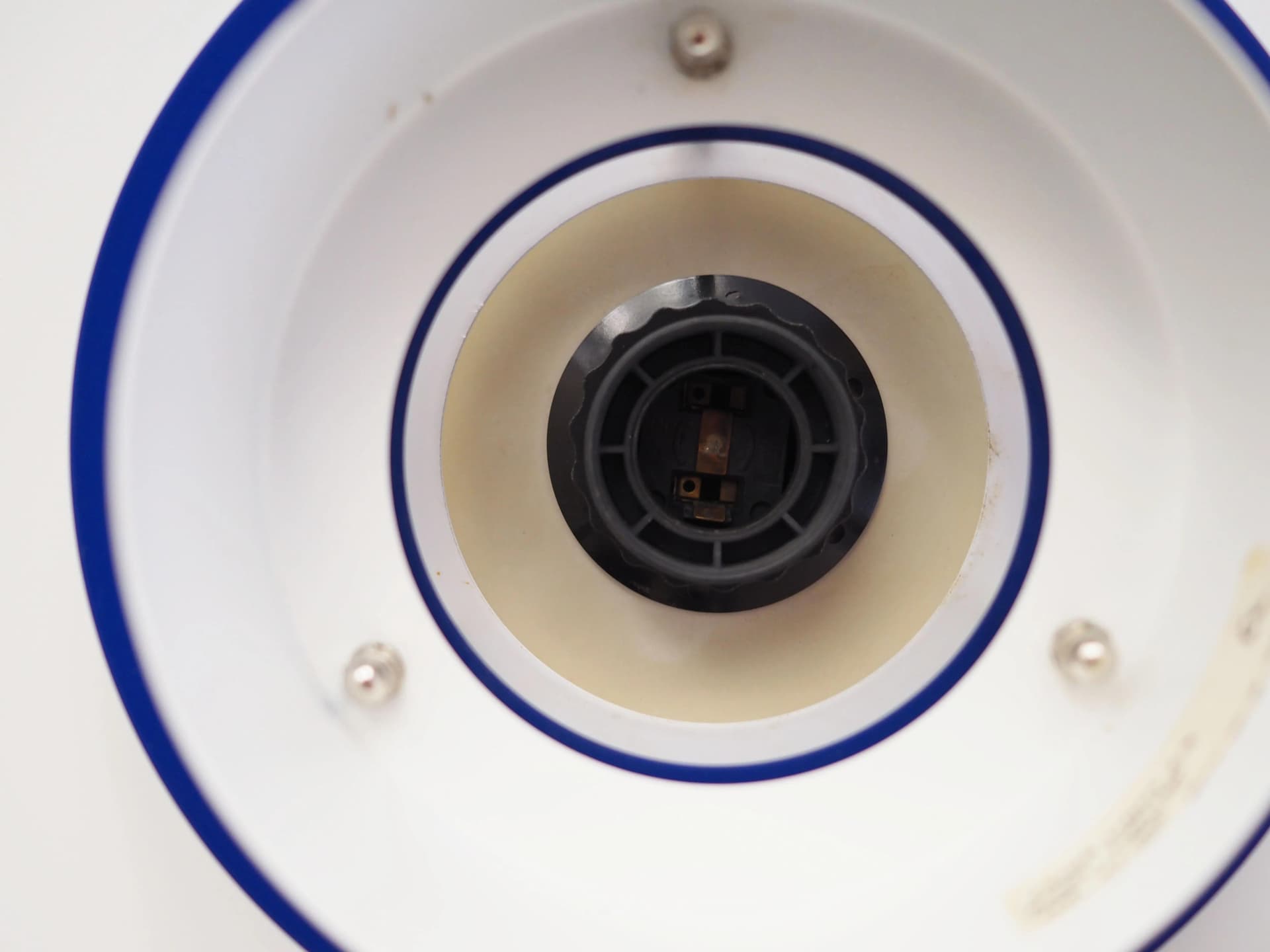 Lampa wisząca Topline, metal biały, Design Light, Dania, lata 70. - 16267