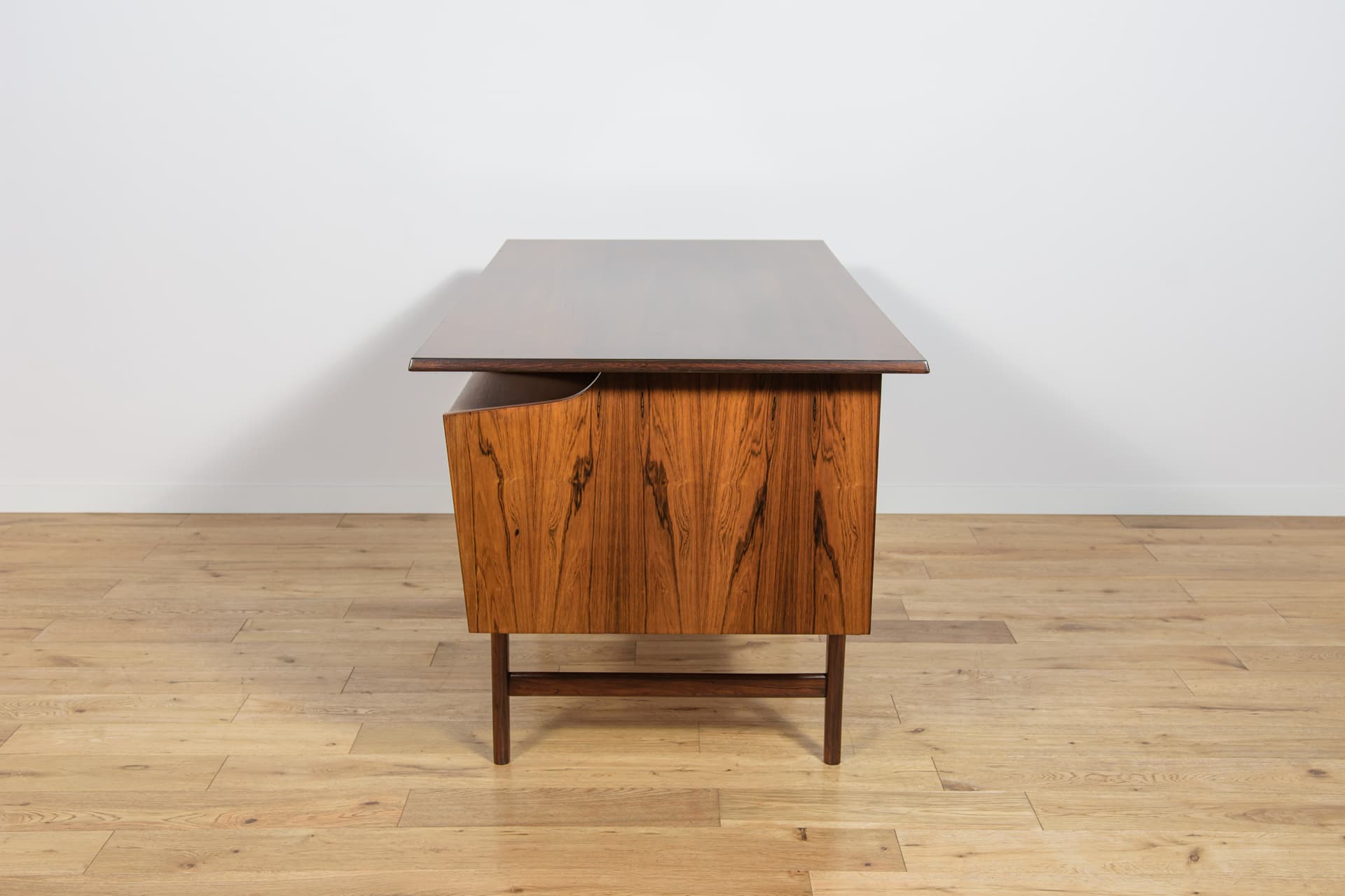 Biurko wolnostojące, palisander brązowy, Dania, lata 60. - 224781