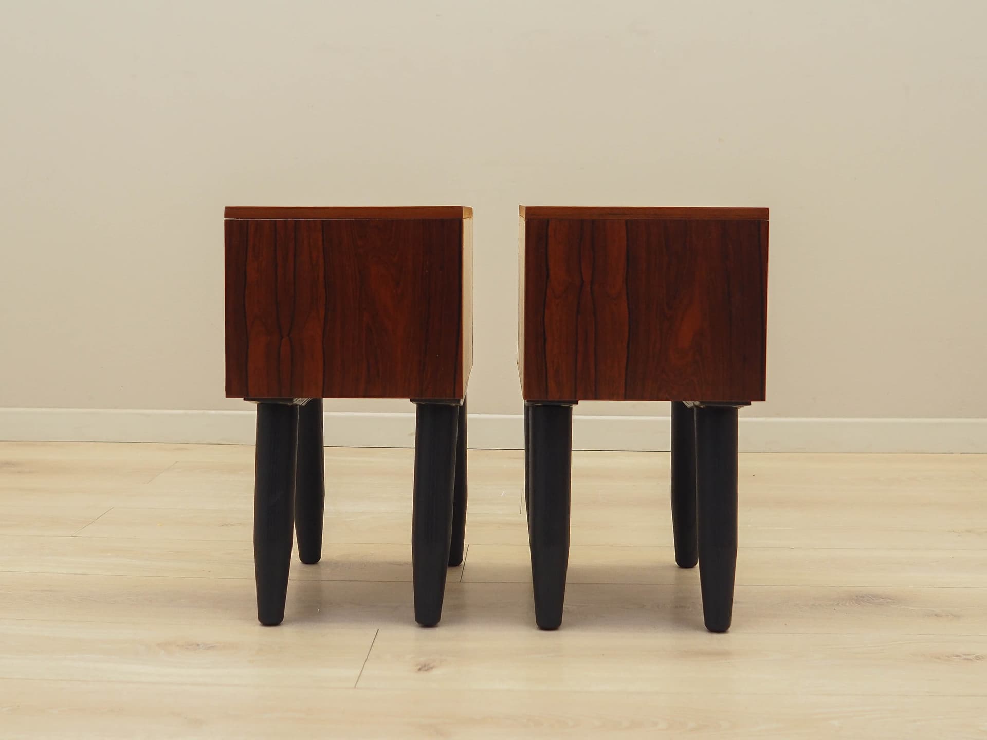 Komplet szafek nocnych, palisander brązowy, Dania, lata 70. - 224826