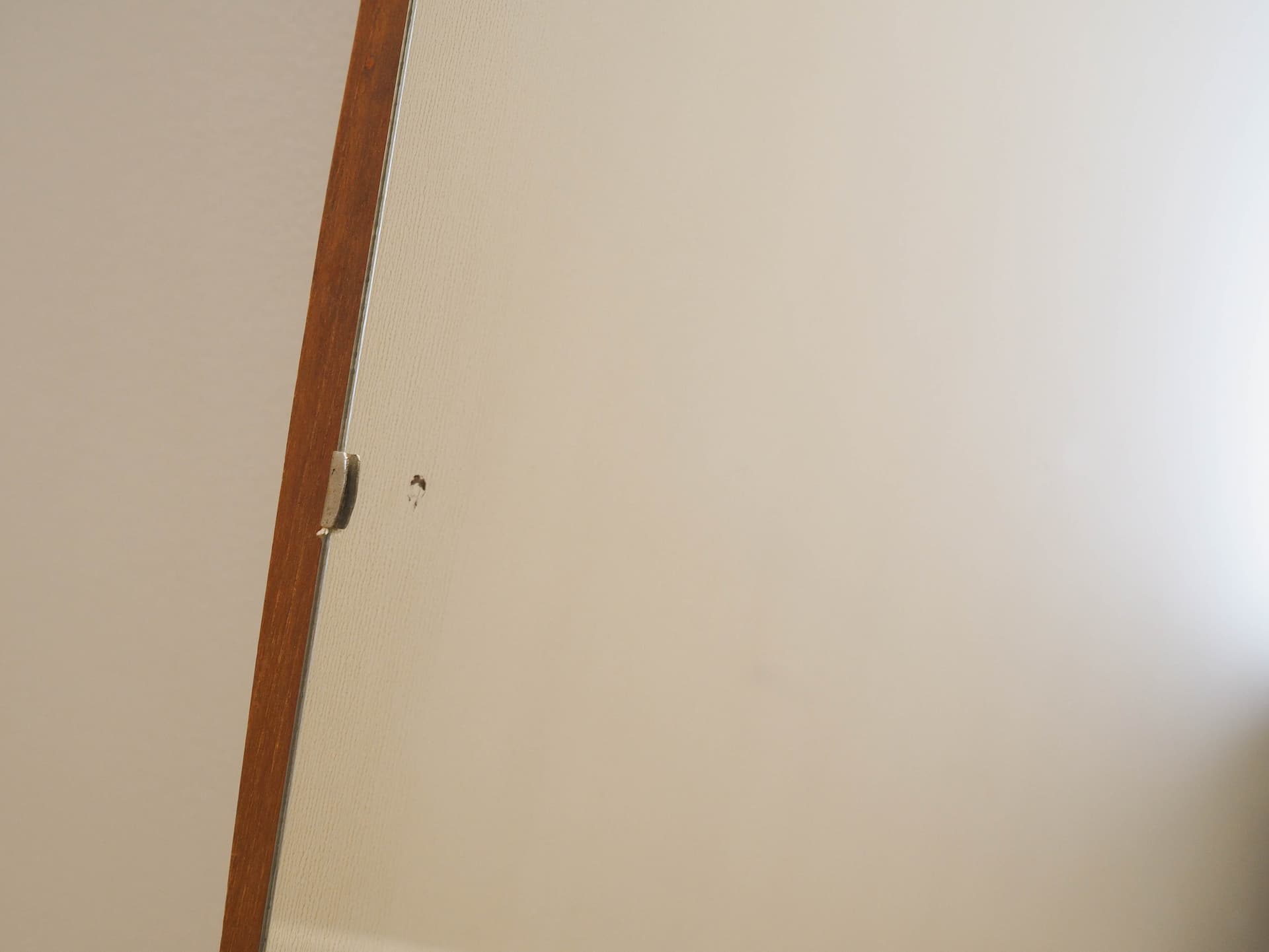 Mirror, brown teak frame, Denmark, 1970s. - 224838