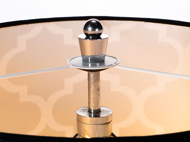 Lampa stołowa Art Deco, kryształ transparentny, Austria, lata 20. - 224917