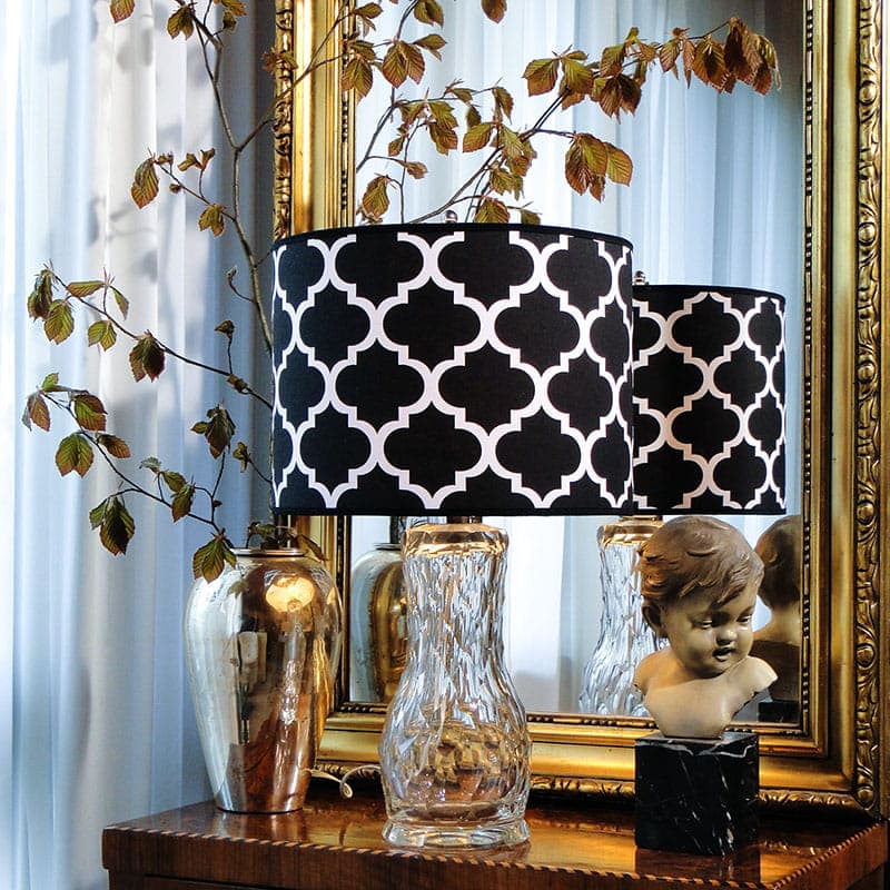 Lampa stołowa Art Deco, kryształ transparentny, Austria, lata 20. - 224915