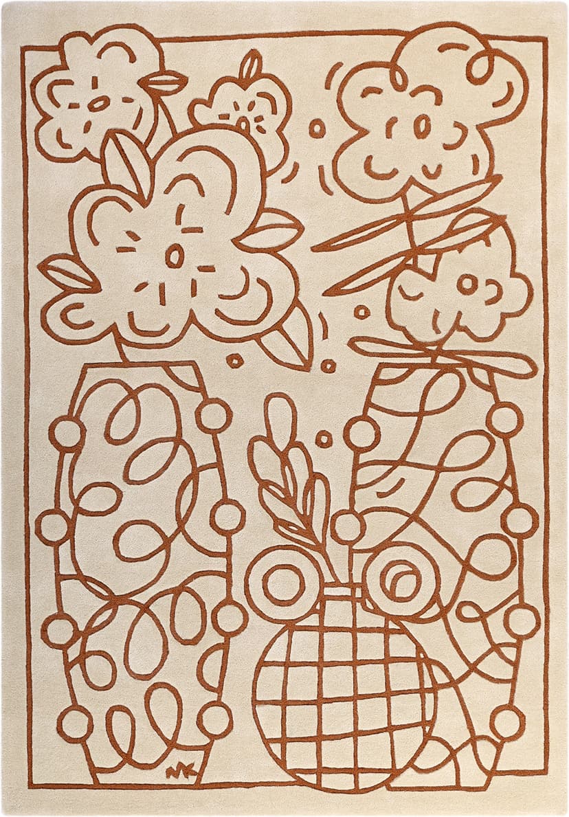 Dywan Florence Terracota, 160x230 cm, proj. M. Konopacka, wełna, Carpets & More