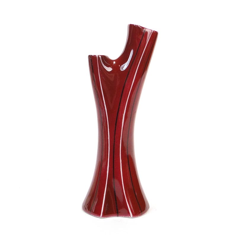 Wazon Aorta, porcelana bordowa, Karolina, Polska, lata 50.