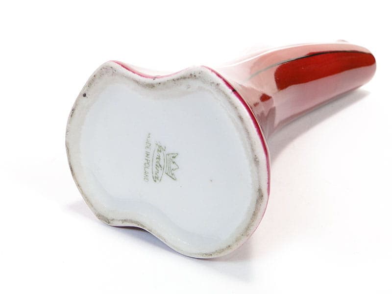 Wazon Aorta, porcelana bordowa, Karolina, Polska, lata 50. - 225194