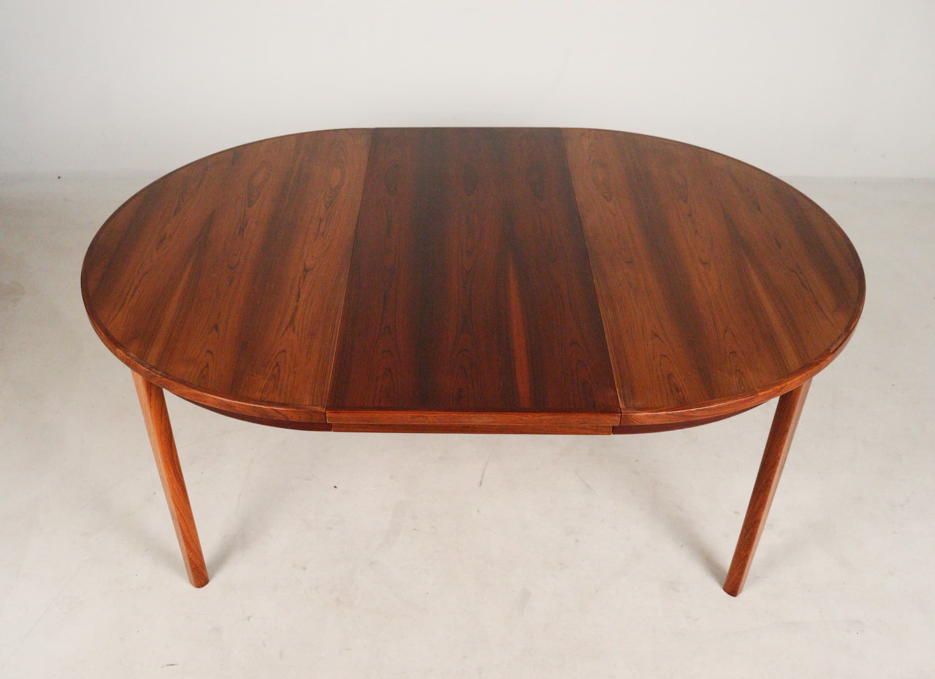 Stół jadalniany rozkładany 120/170/220/270x120x72 cm palisander, proj. Arne Vodder, Skovby - 225251