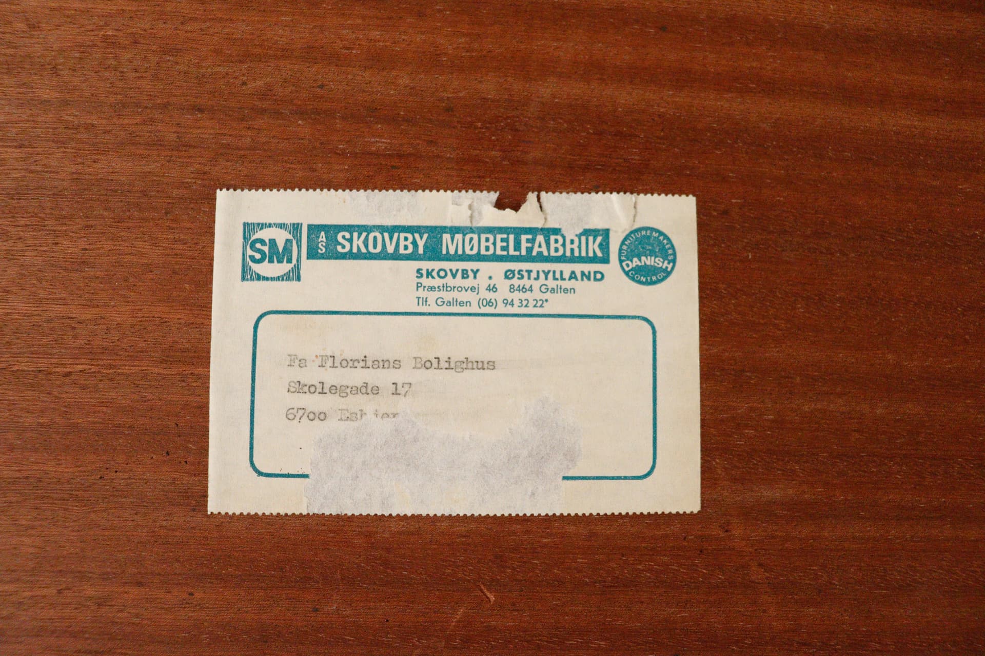 Stół jadalniany rozkładany 120/170/220/270x120x72 cm palisander, proj. Arne Vodder, Skovby - 225243