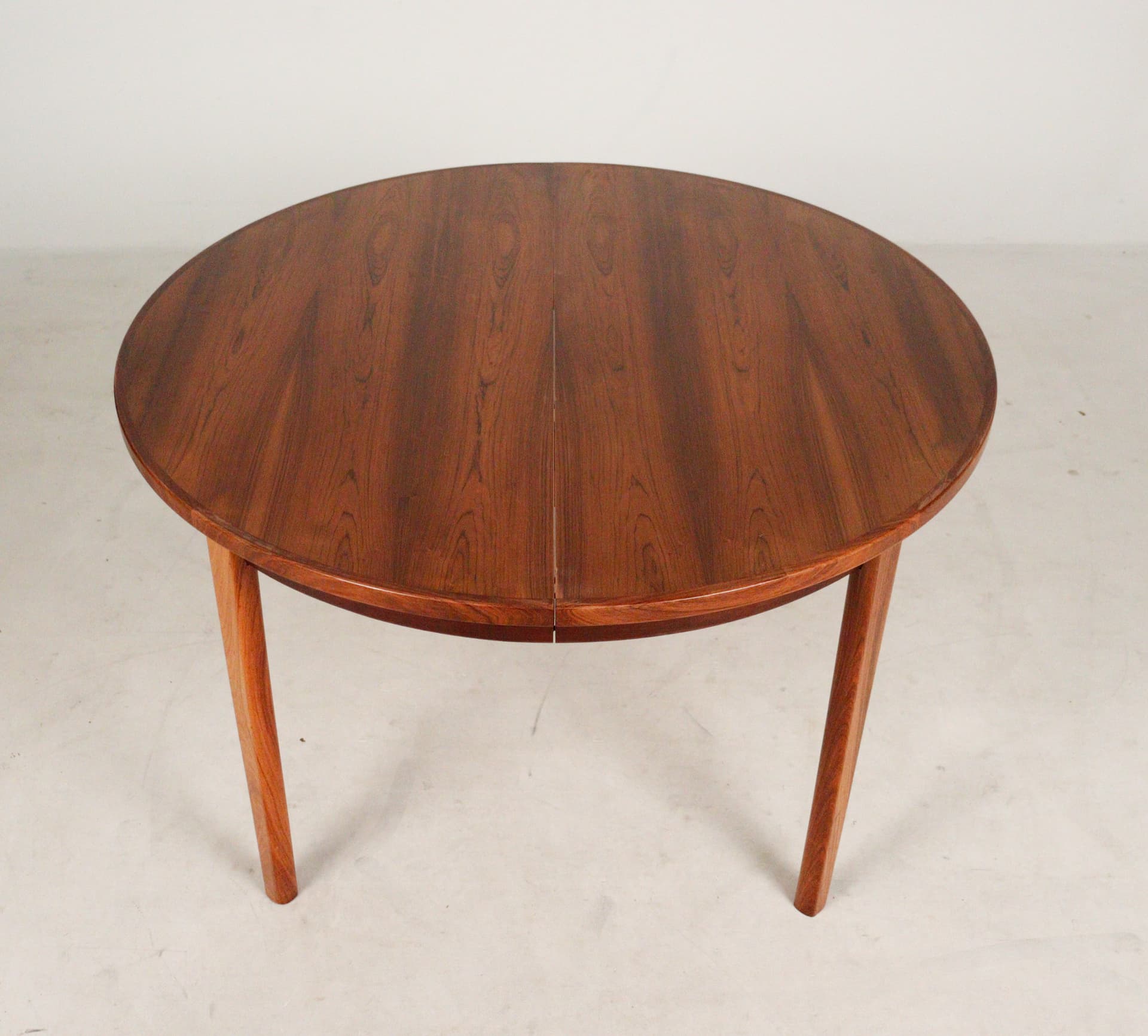 Stół jadalniany rozkładany 120/170/220/270x120x72 cm palisander, proj. Arne Vodder, Skovby - 225245