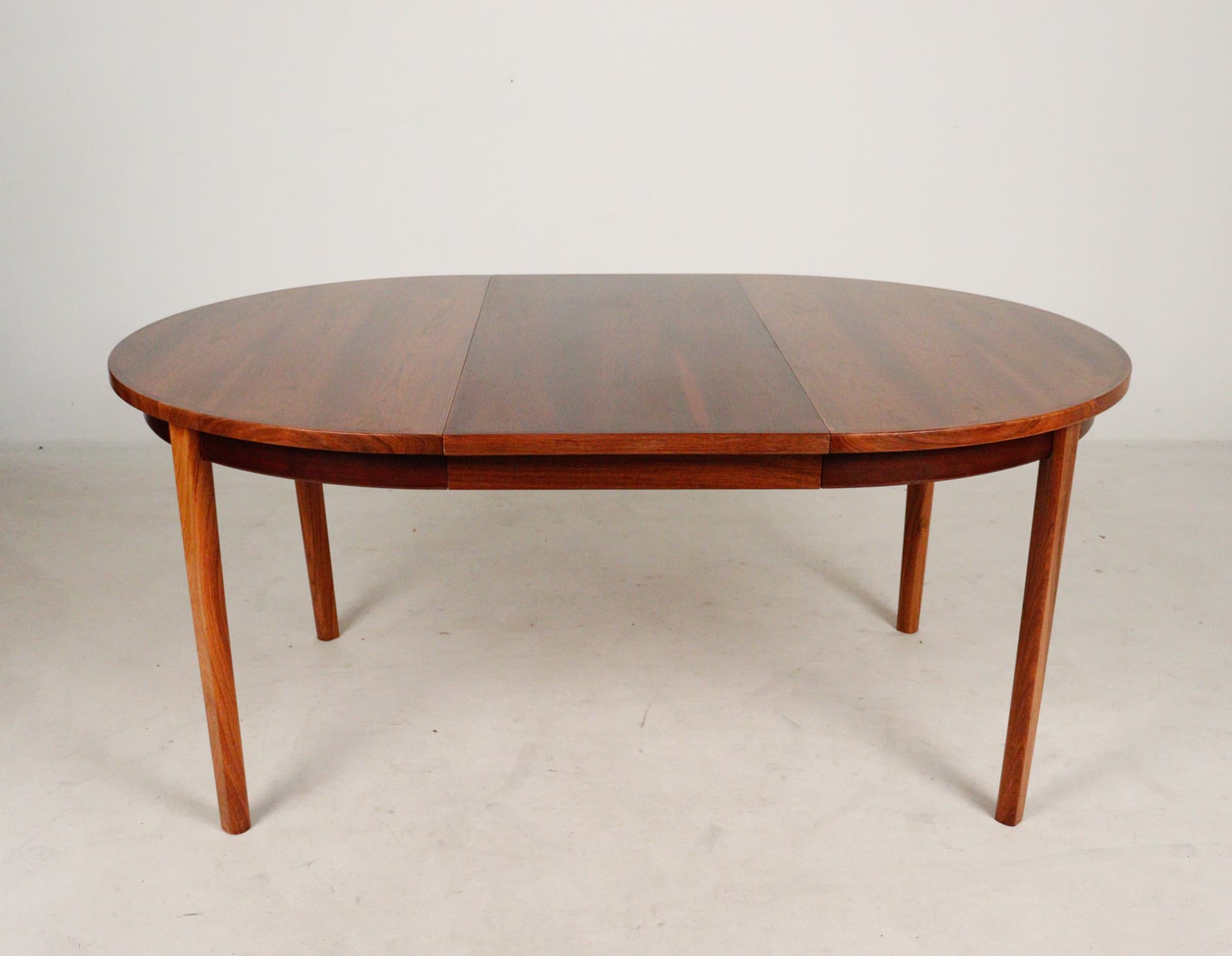 Stół jadalniany rozkładany 120/170/220/270x120x72 cm palisander, proj. Arne Vodder, Skovby - 225249