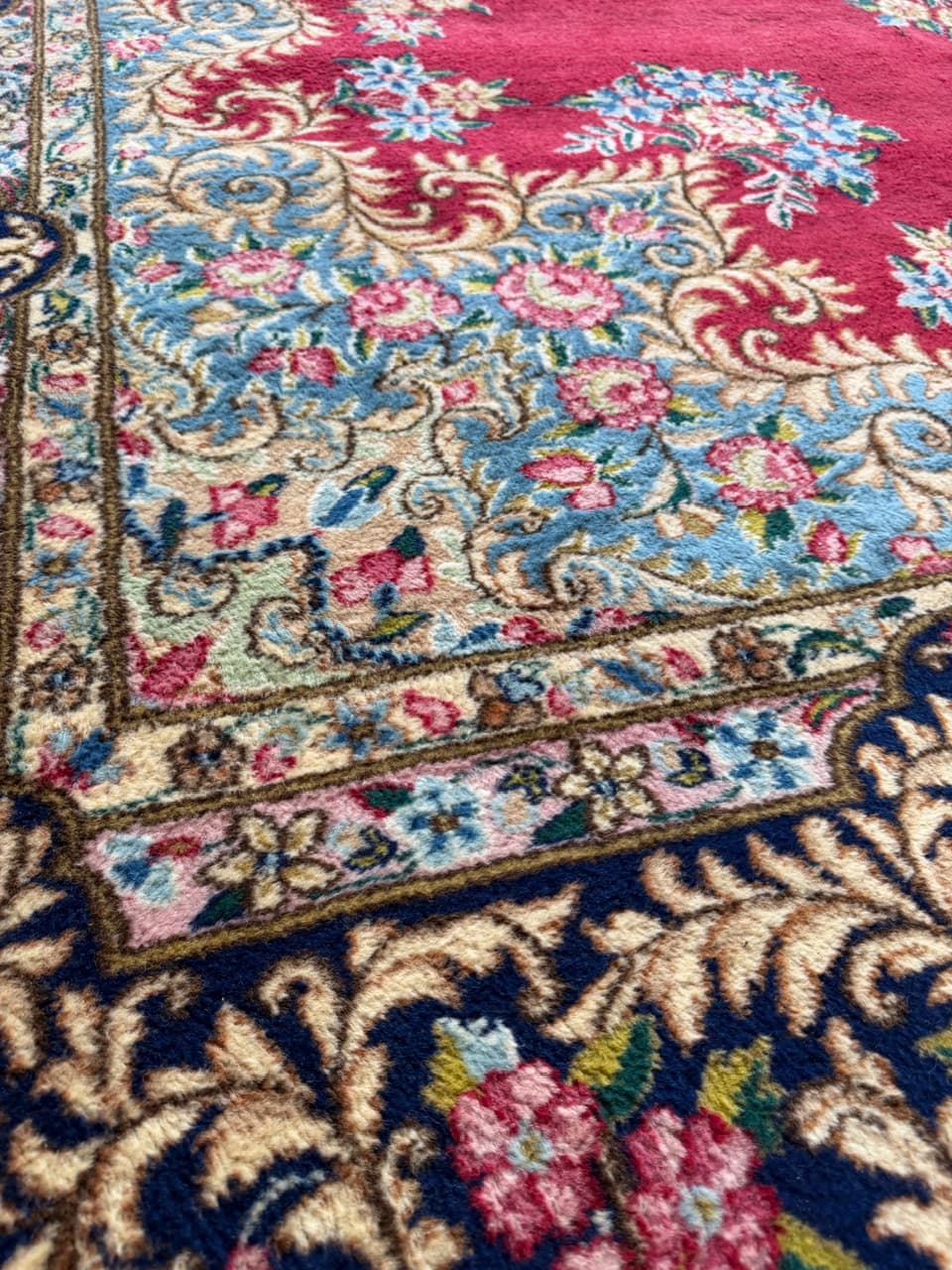 Dywan perski Kerman, 400x300 cm, multikolor, wełna, Iran - 225281