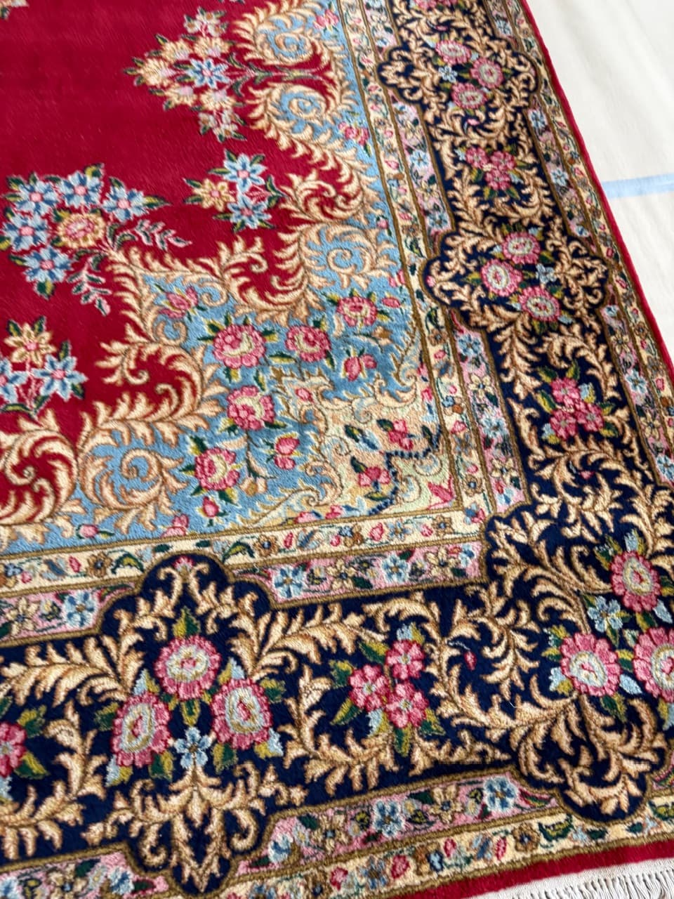 Dywan perski Kerman, 400x300 cm, multikolor, wełna, Iran - 225277