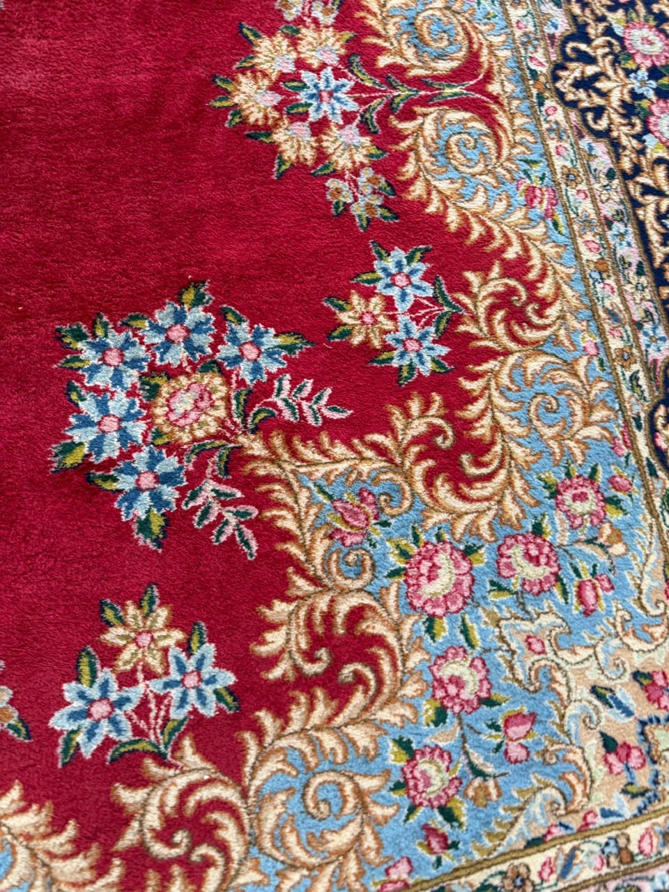 Dywan perski Kerman, 400x300 cm, multikolor, wełna, Iran - 225283