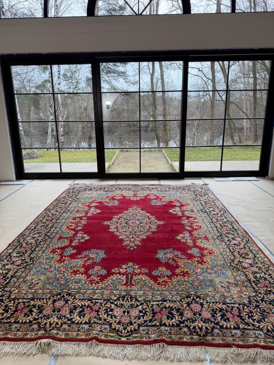 Dywan perski Kerman, 400x300 cm, multikolor, wełna, Iran - 225279