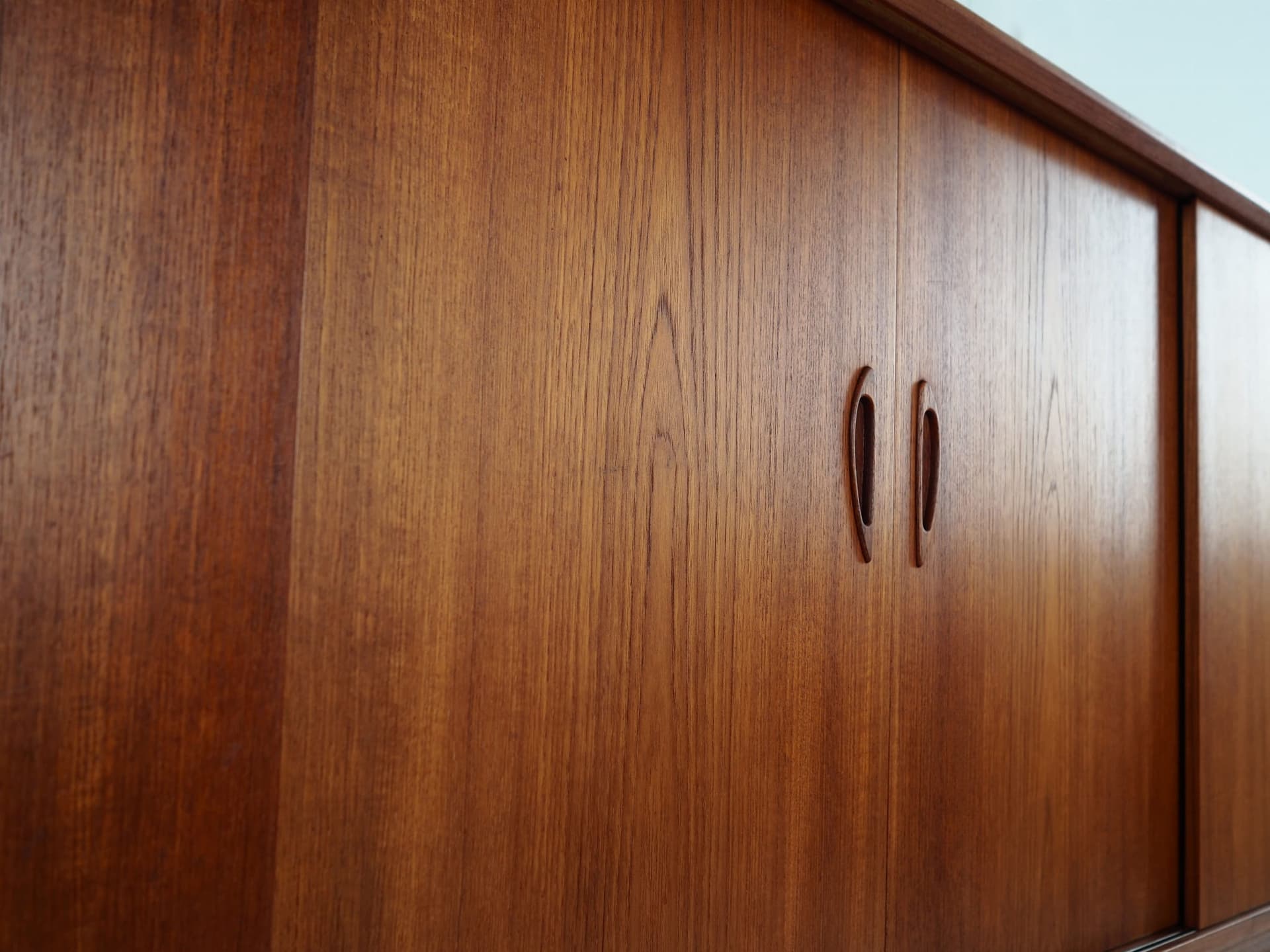 Highboard, teak brązowy, Dania, lata 70. - 77756
