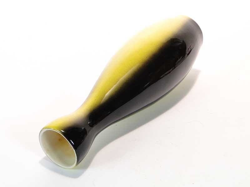 Wazon 'kręgiel', zielony, ceramika, Mirostowice, Polska, lata 60. - 225334