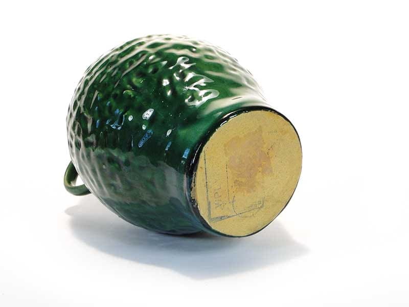 Wazon, zielony, ceramika, proj. M. Worotyńska, Polska, lata 60. - 225352