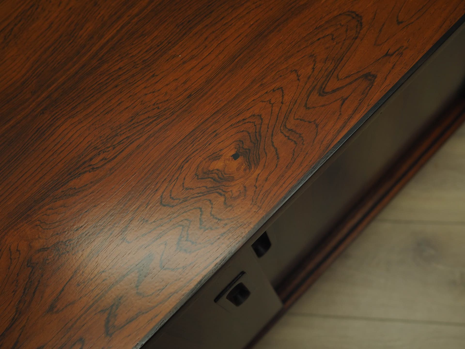 Komoda, palisander brązowy, Dania, lata 70. - 225390