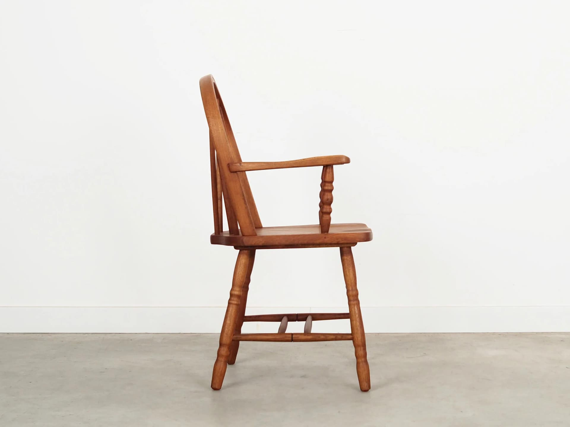Armchair, orange oak, Denmark, 1960s - 16436