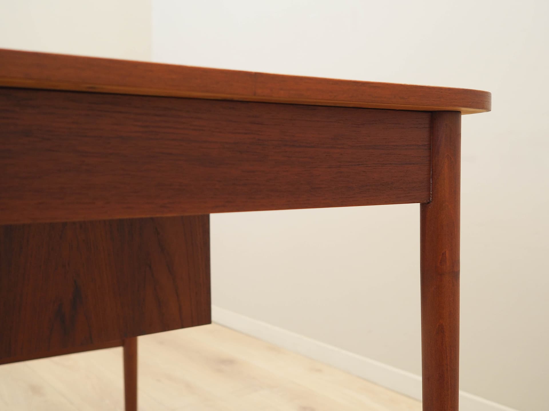 Desk, brown teak, Denmark, 1960s. - 225438
