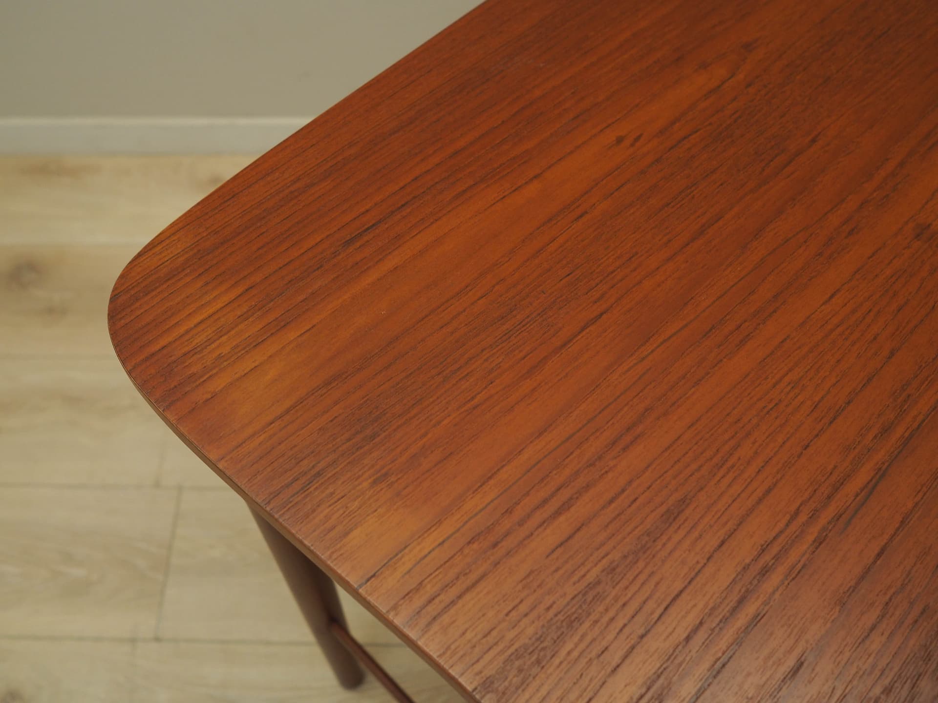 Desk, brown teak, Denmark, 1960s. - 225433