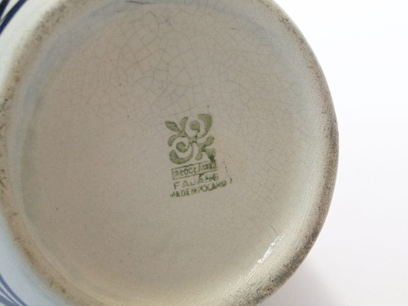 Wazon, multicolor ceramika, proj. W. Płażewski, Włocławek, Polska, lata 50. - 225449