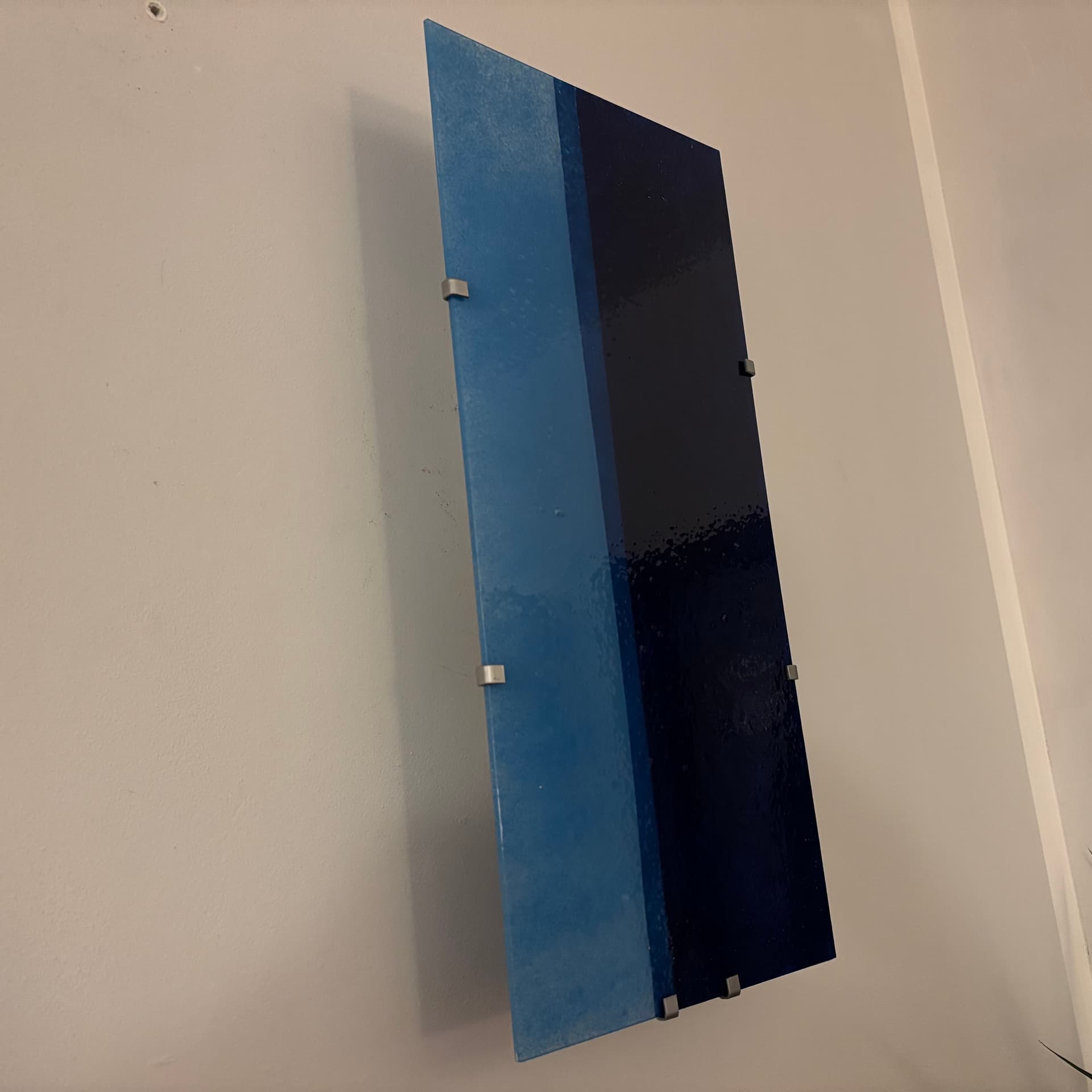 Kinkiet Gyllen, niebieski, szkło, Ikea, Szwecja, lata 90. - 225515