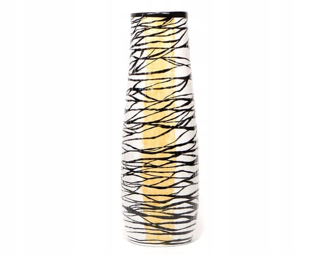 Vase Pień, white porcelain, Ćmielów, Poland, 1960s. - DIMENSION