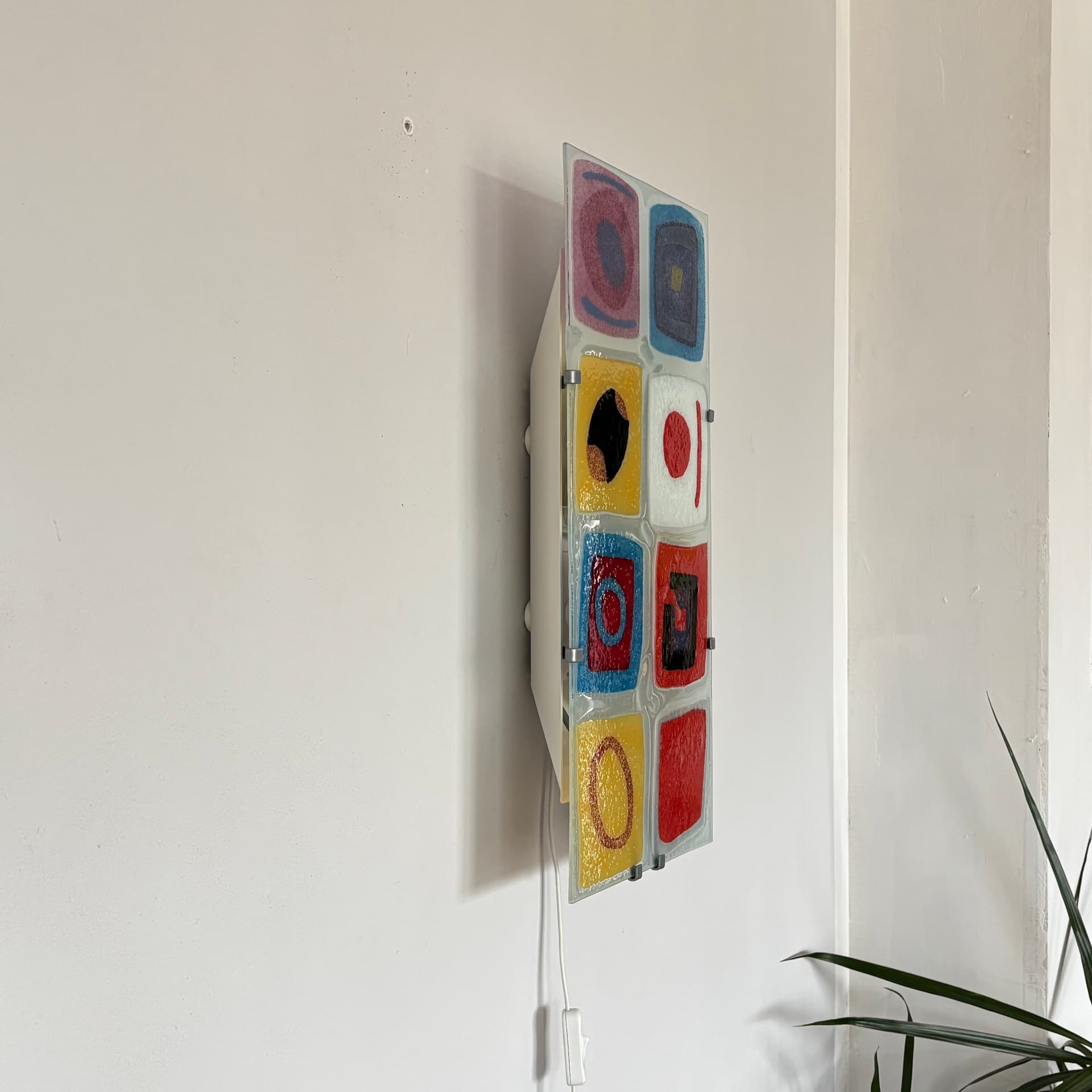 Para kinkietów Gyllen, multikolor, szkło, Ikea, Szwecja, lata 90. - 225550