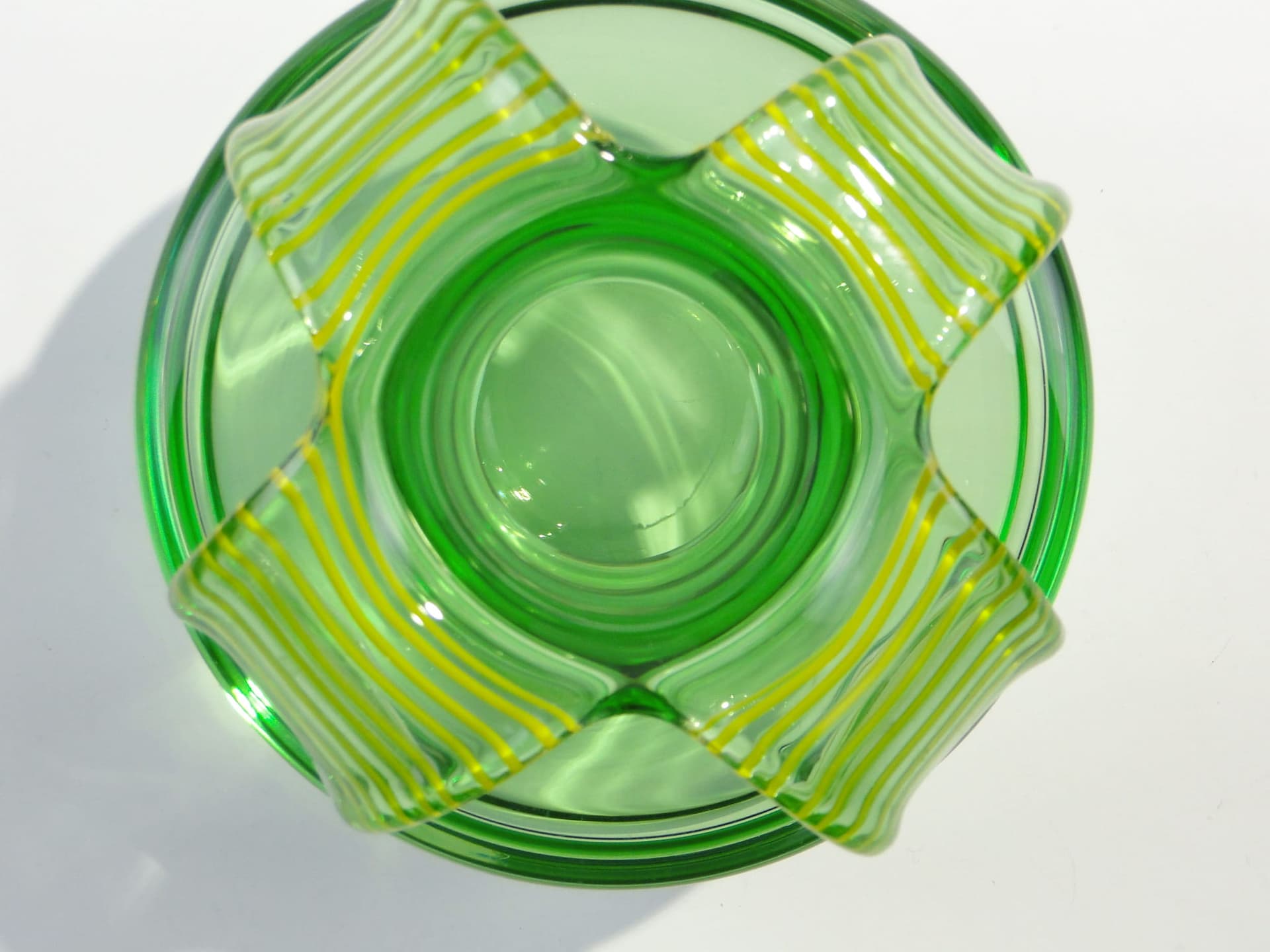 Vase, multicolor, crystal, by V. Beranek, Czech Republic, 1970s. - 225632