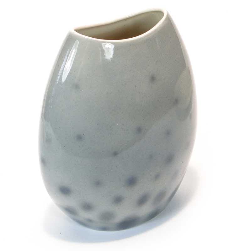 Vase New Look, grey porcelainite, Chodzież, Poland, 1950s. - 225665