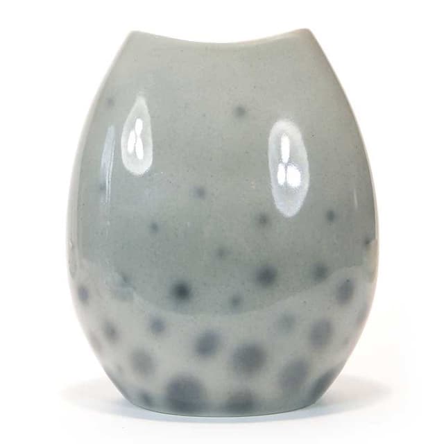 Vase New Look, grey porcelainite, Chodzież, Poland, 1950s. - DIMENSION