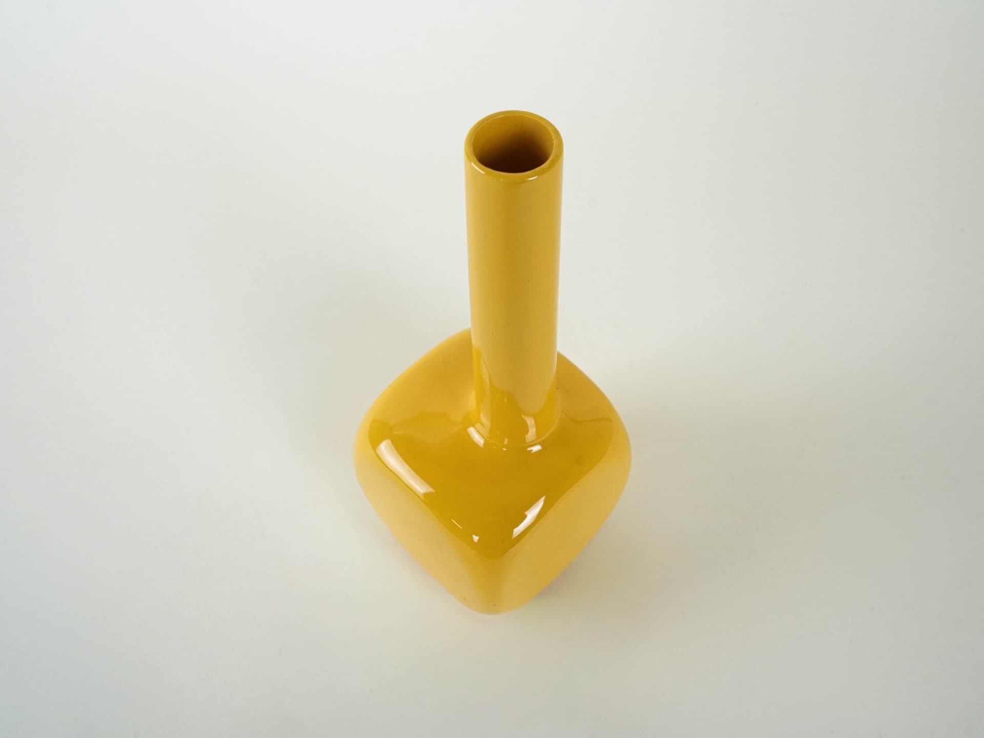 Vase, yellow ceramic, Italy, 1970s. - 225789