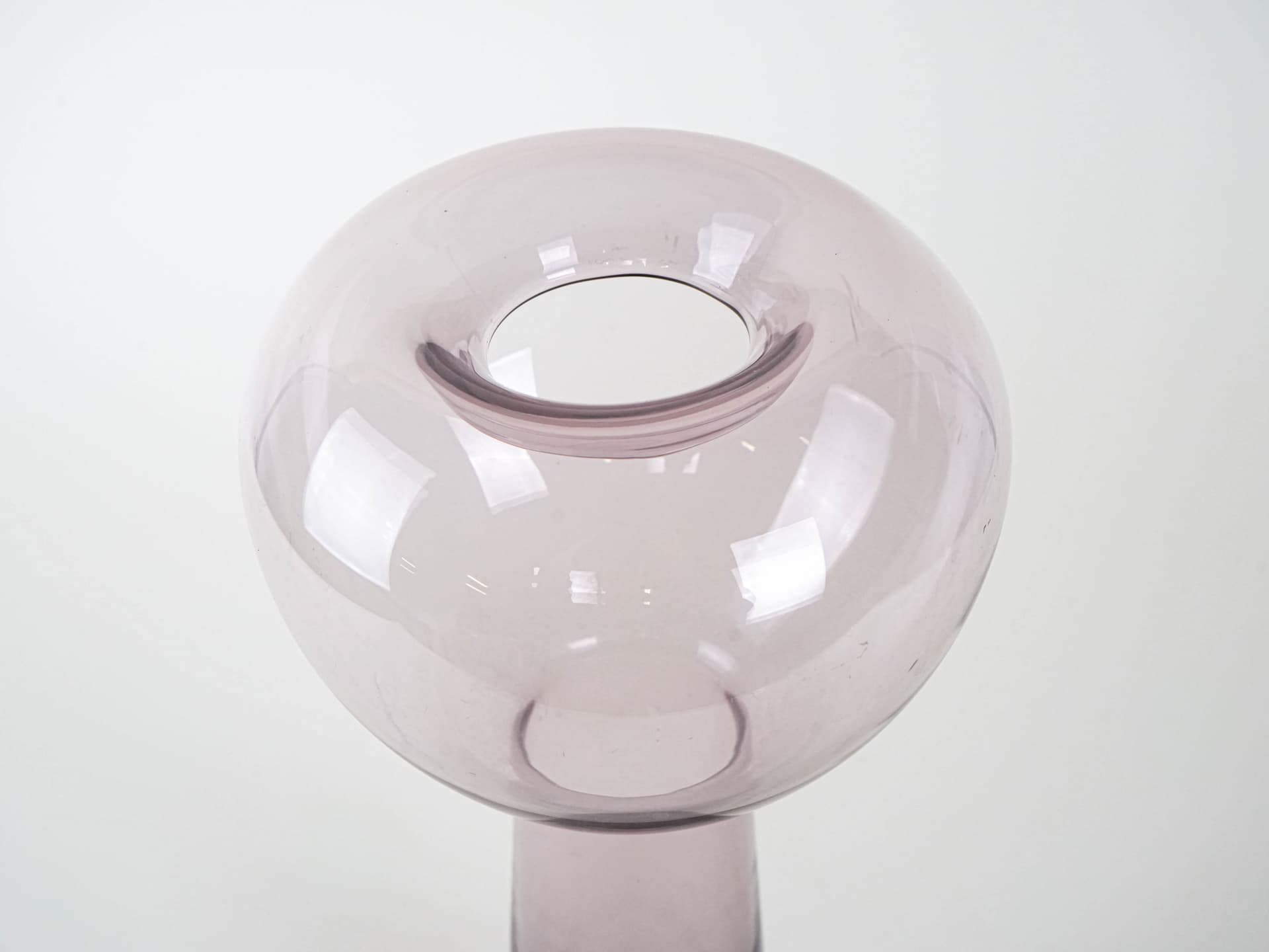 Vase, purple glass, Italy, 1970s. - 225936