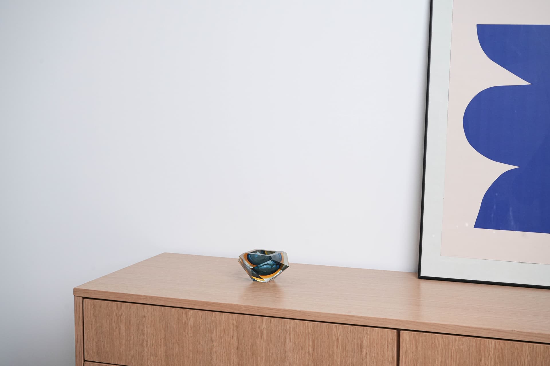Bowl Murano, multicolor glass, Italy, 1960s. - 225995