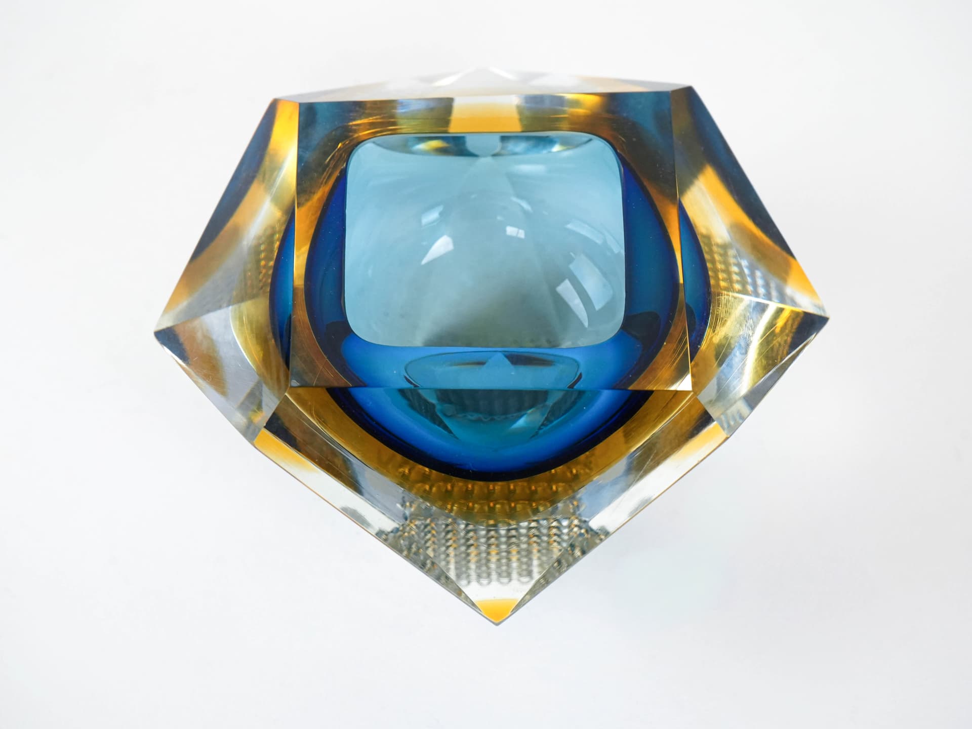 Bowl Murano, multicolor glass, Italy, 1960s. - 225994