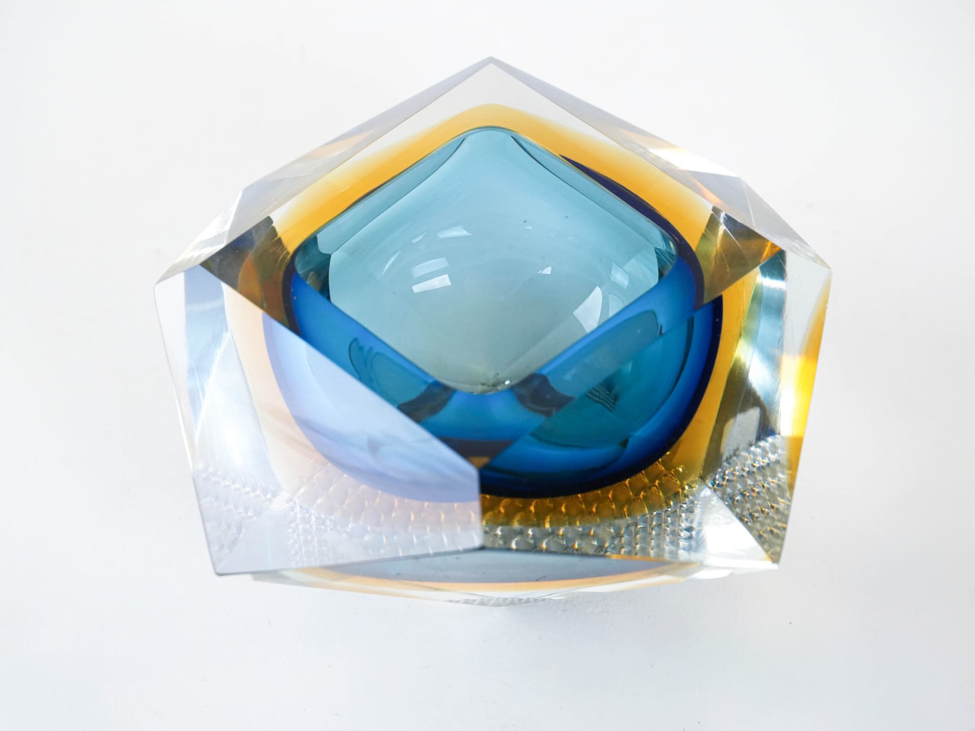 Bowl Murano, multicolor glass, Italy, 1960s. - 225990
