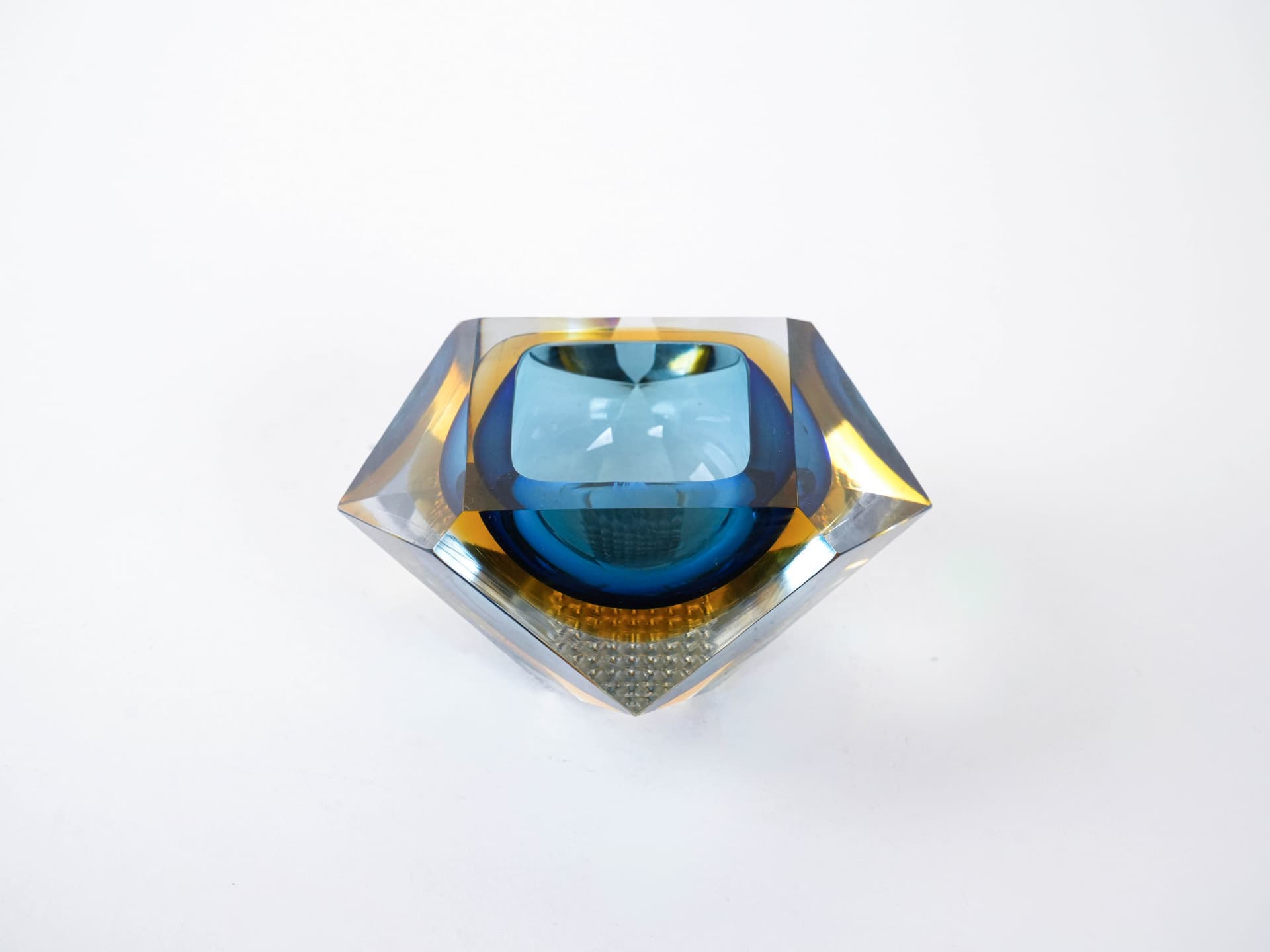 Bowl Murano, multicolor glass, Italy, 1960s. - 225993
