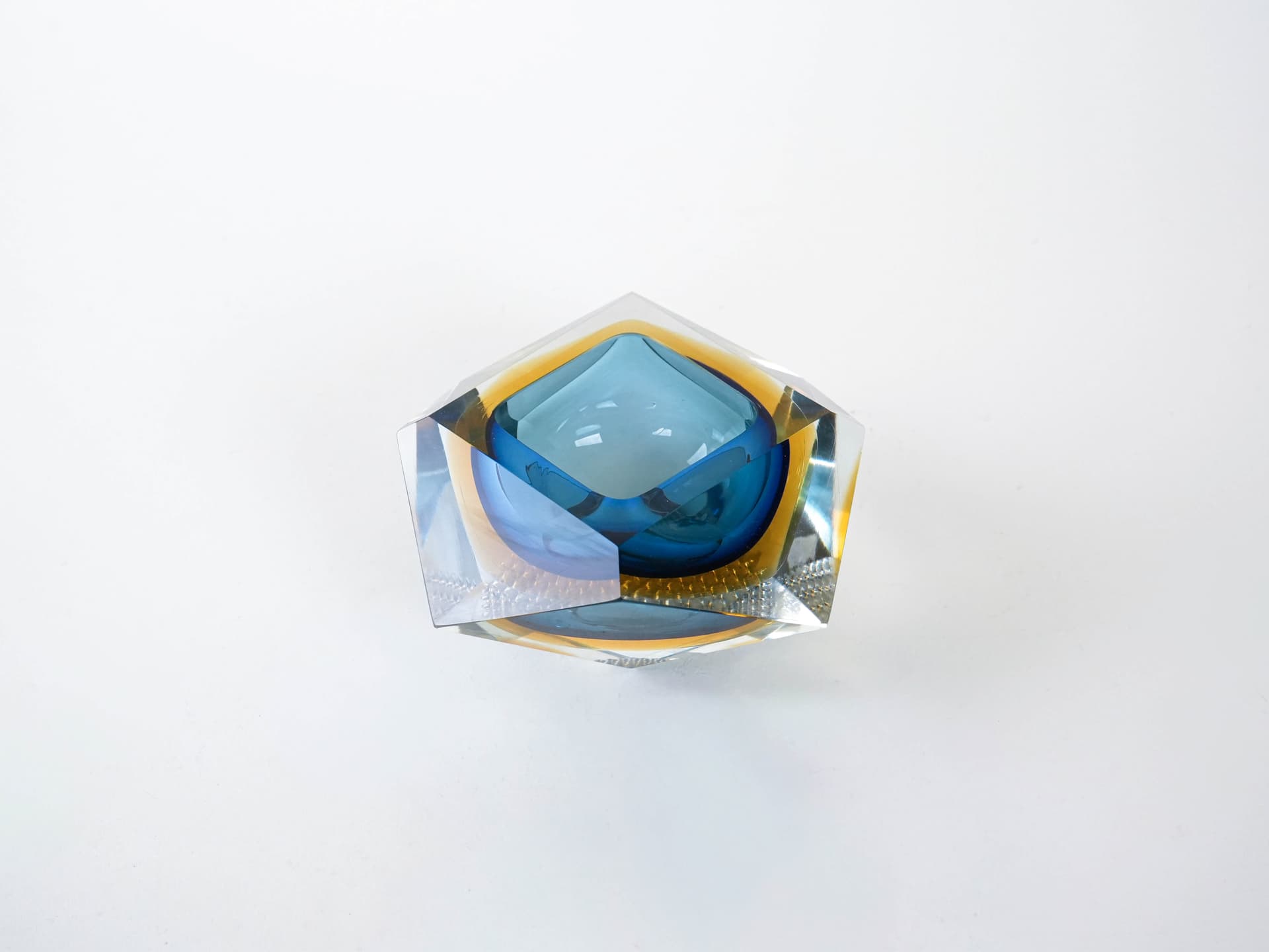 Bowl Murano, multicolor glass, Italy, 1960s. - 225989