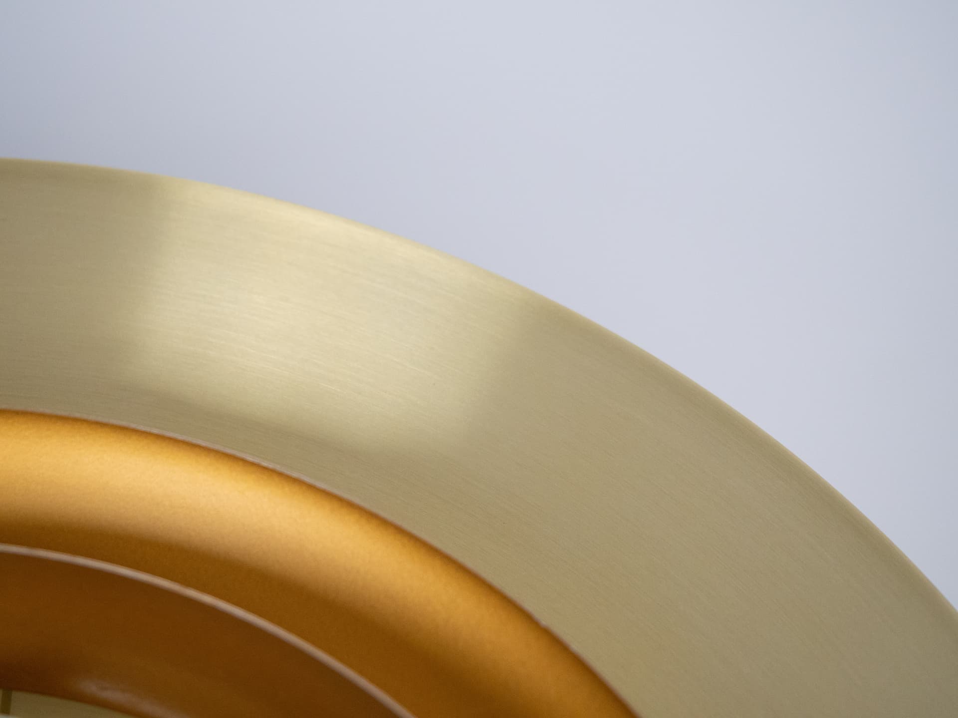 Lampa wisząca P376, mosiądz złoty, proj. P. Fabricius, J. Kastholm, Nordisk Solar, Dania, lata 60. - 226168