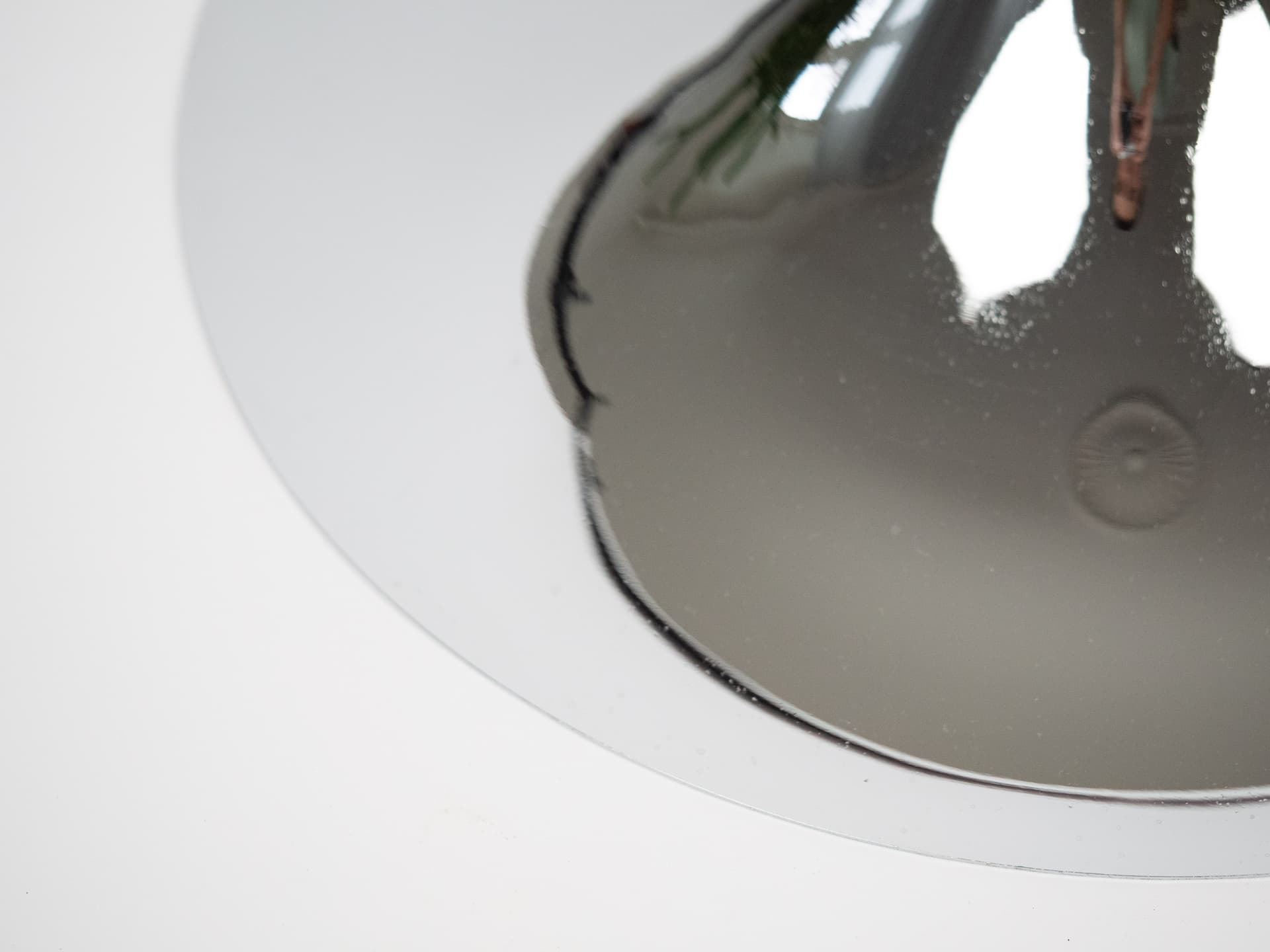 Lampa wisząca Semi, srebrny, metal, proj. C. Bonderup, T. Thorup, Fog & Mørup, Dania, lata 60. - 226187