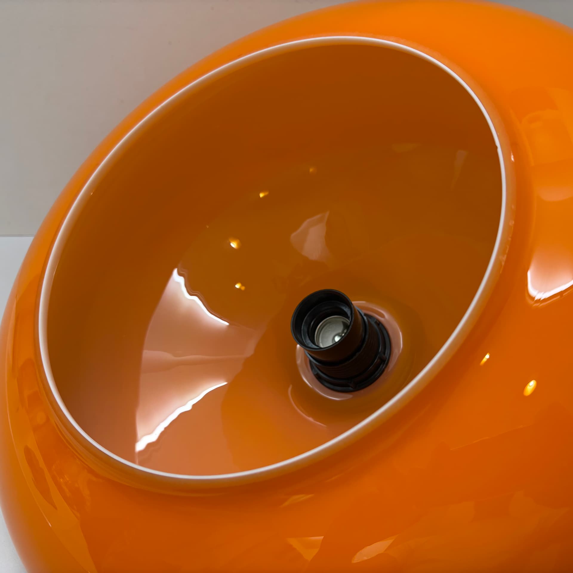 Lampa wisząca Space Age, pomarańczowy, akryl, Niemcy, lata 70. - 226222