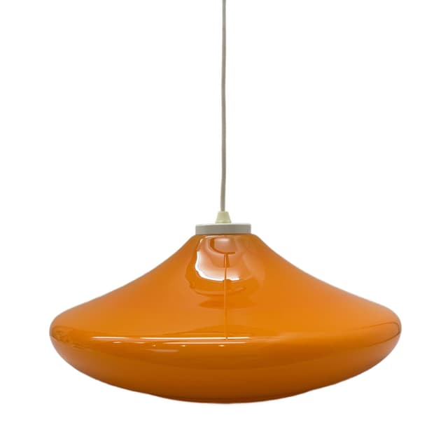 Lampa wisząca Space Age, pomarańczowy, akryl, Niemcy, lata 70. - WYMIARY