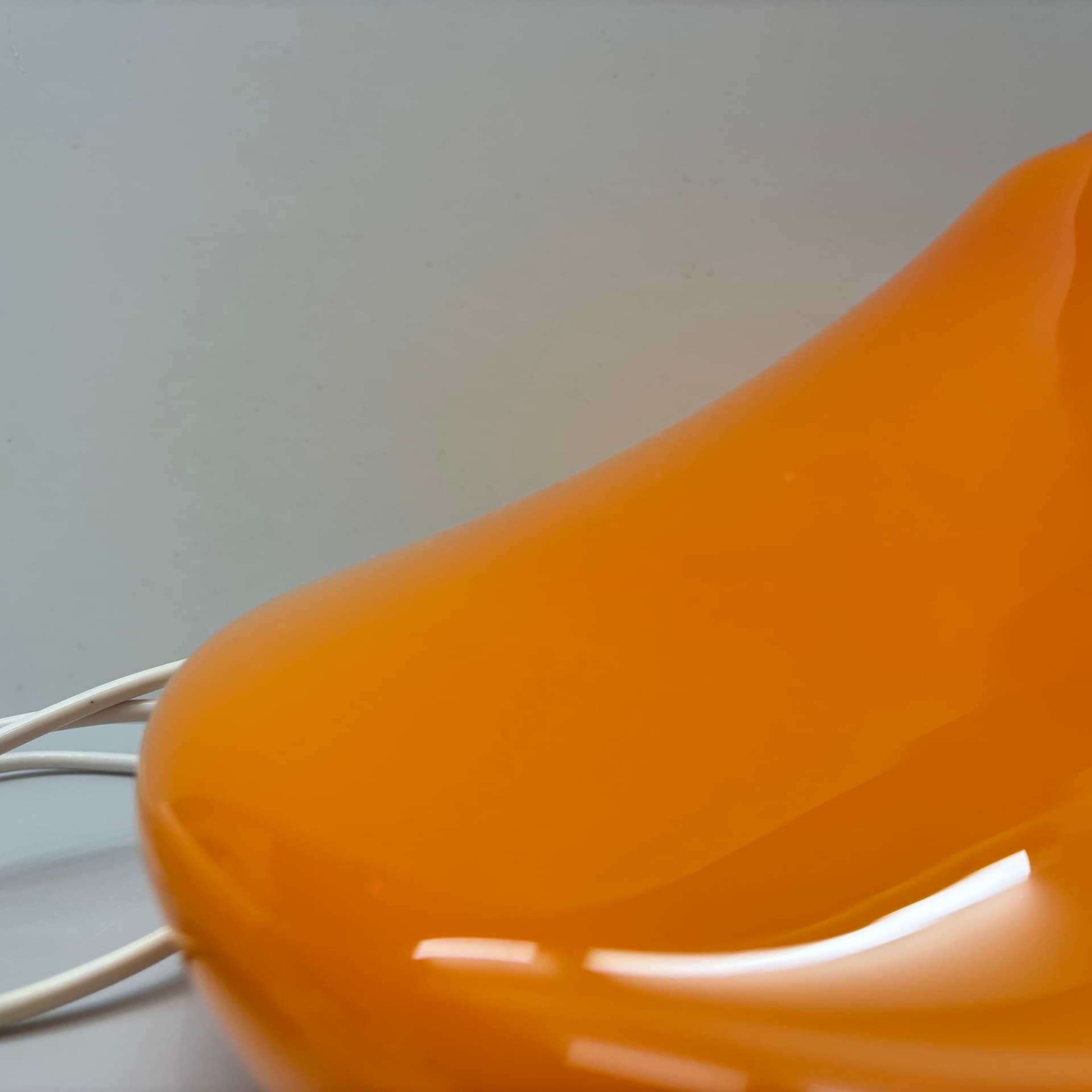 Lampa wisząca Space Age, pomarańczowy, akryl, Niemcy, lata 70. - 226225