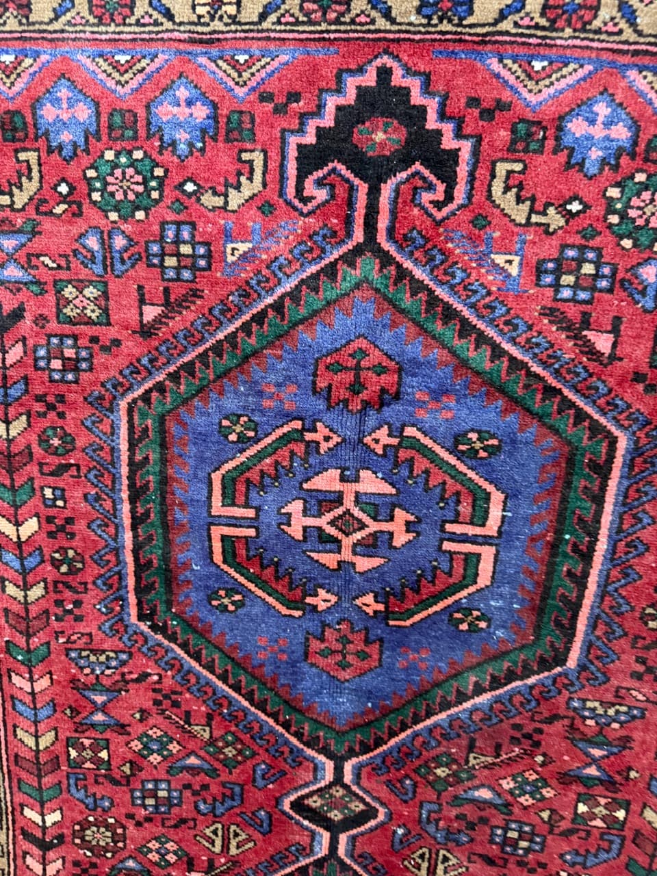 Runner Hamadan 285x145 cm, multicolor wool, Iran - 226256