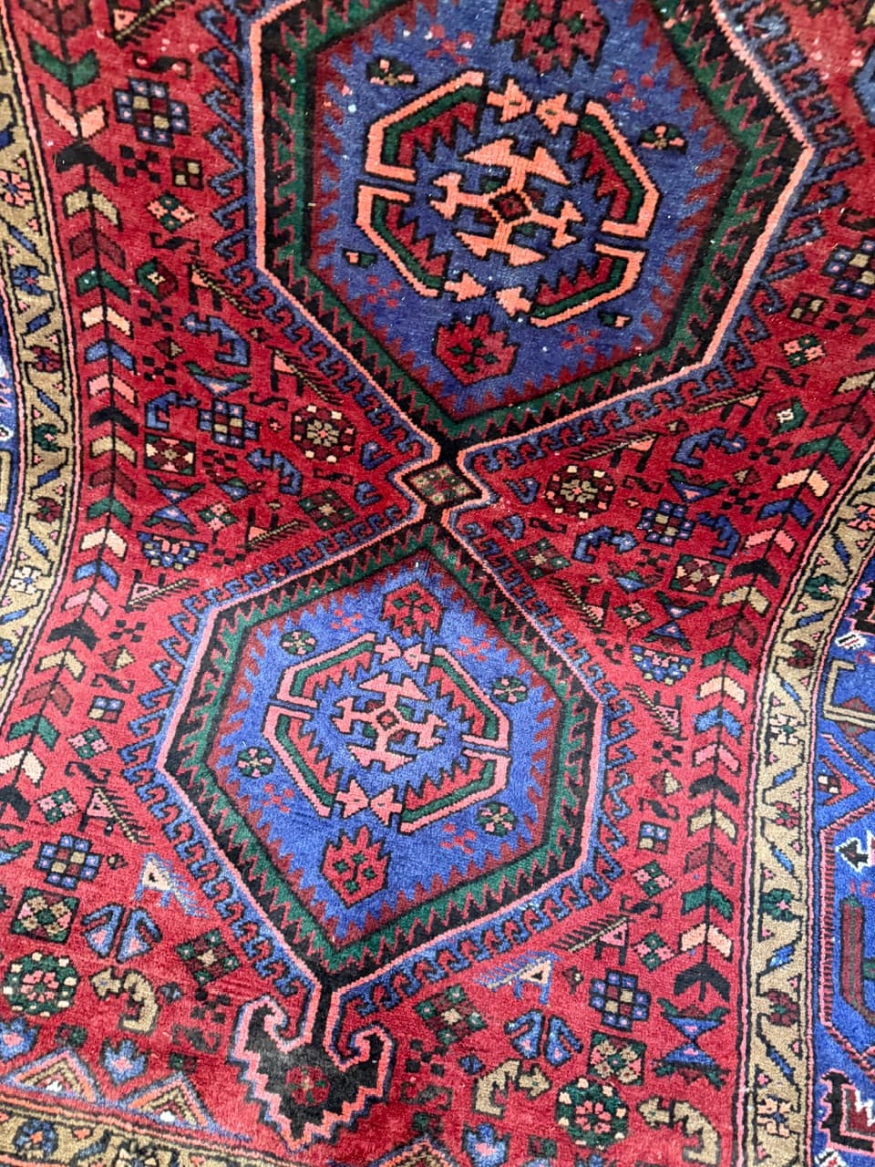 Runner Hamadan 285x145 cm, multicolor wool, Iran - 226257